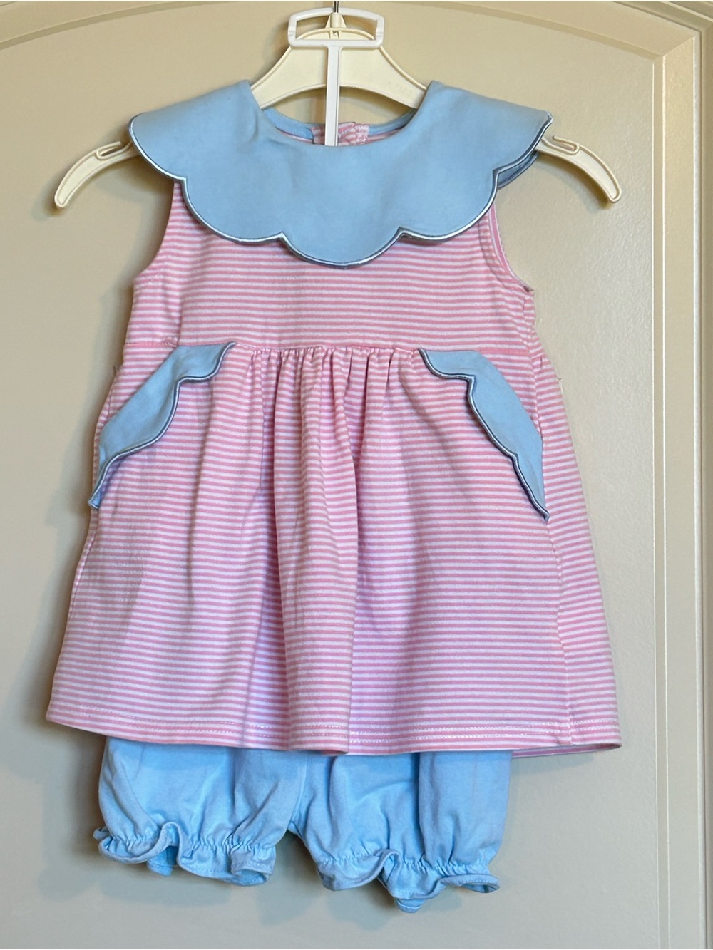 24M Trotter St. Scalloped Bloomer Set